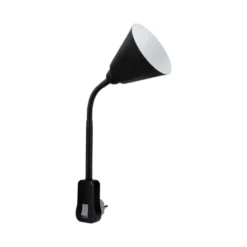 Paulmann Junus lámpara de enchufe con brazo flexible, negro