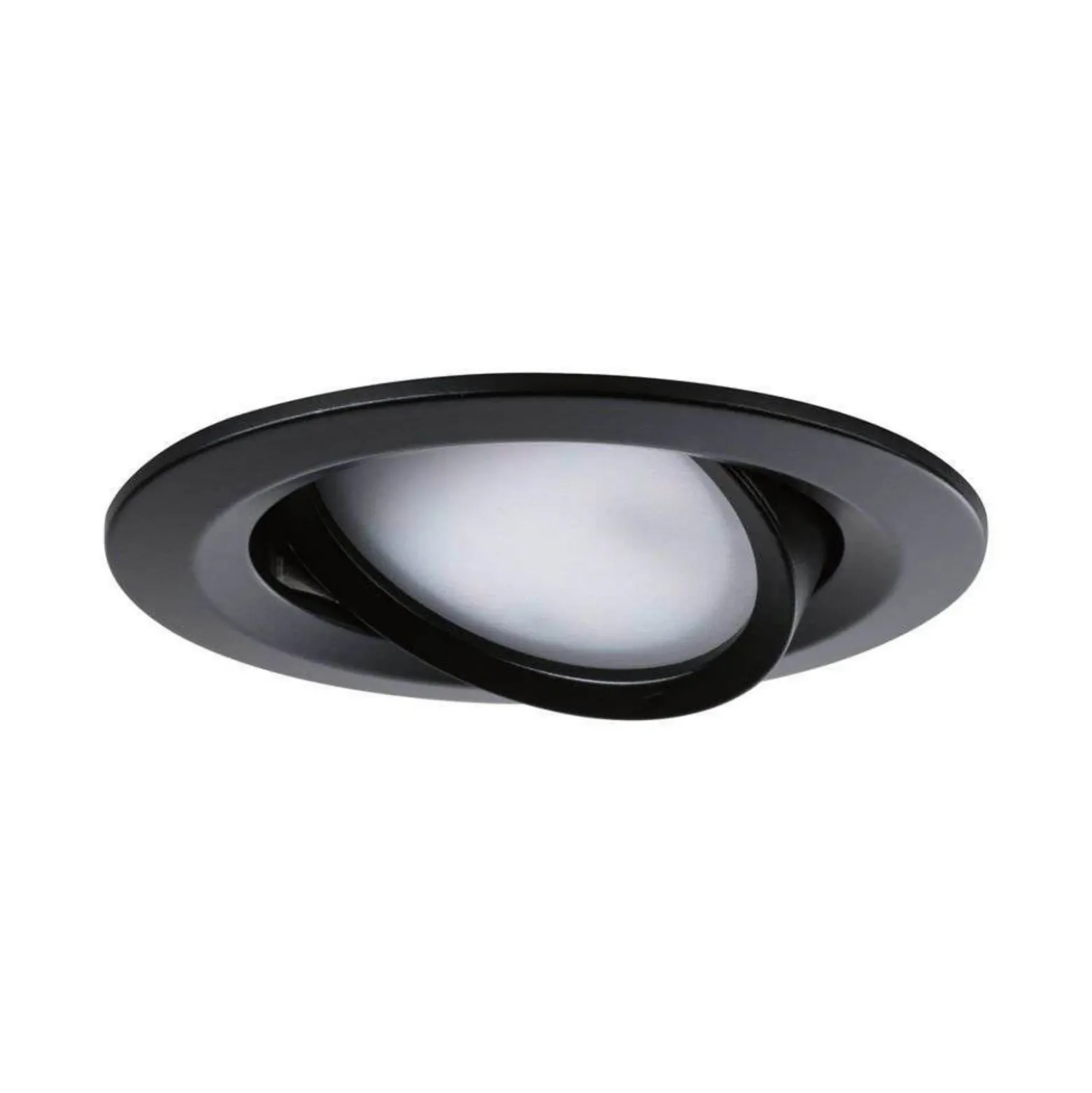 Paulmann LED empotrable Nova Coin Smart negro RGBW, juego de 3, 8,4 cm