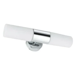 Paulmann Lenia aplique IP44 cromo/opalino 2 luces