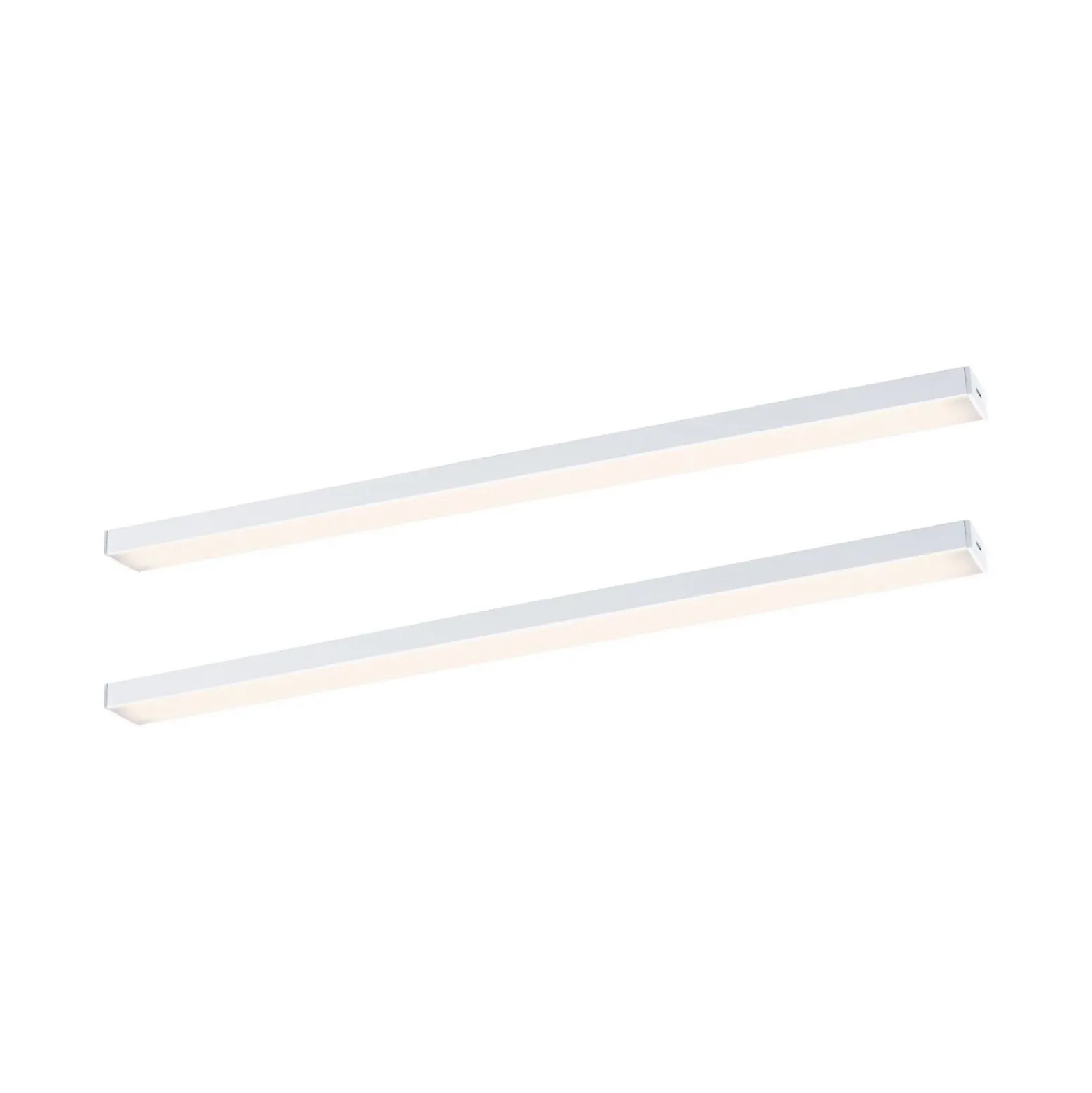 Paulmann lámpara bajo mueble Inline, ampliación de 2 unidades, blanco, 35 cm,