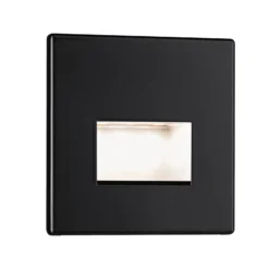 Paulmann lámpara de pared LED empotrable EDGE, negro