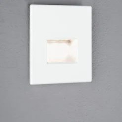 Paulmann lámpara de pared LED empotrable EDGE, blanco