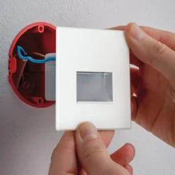 Paulmann lámpara de pared LED empotrable EDGE, blanco