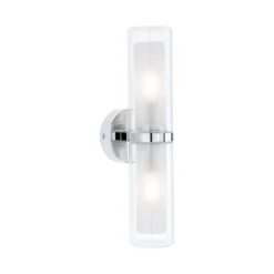 Paulmann Luena aplique IP44 cromo E14 2 luces