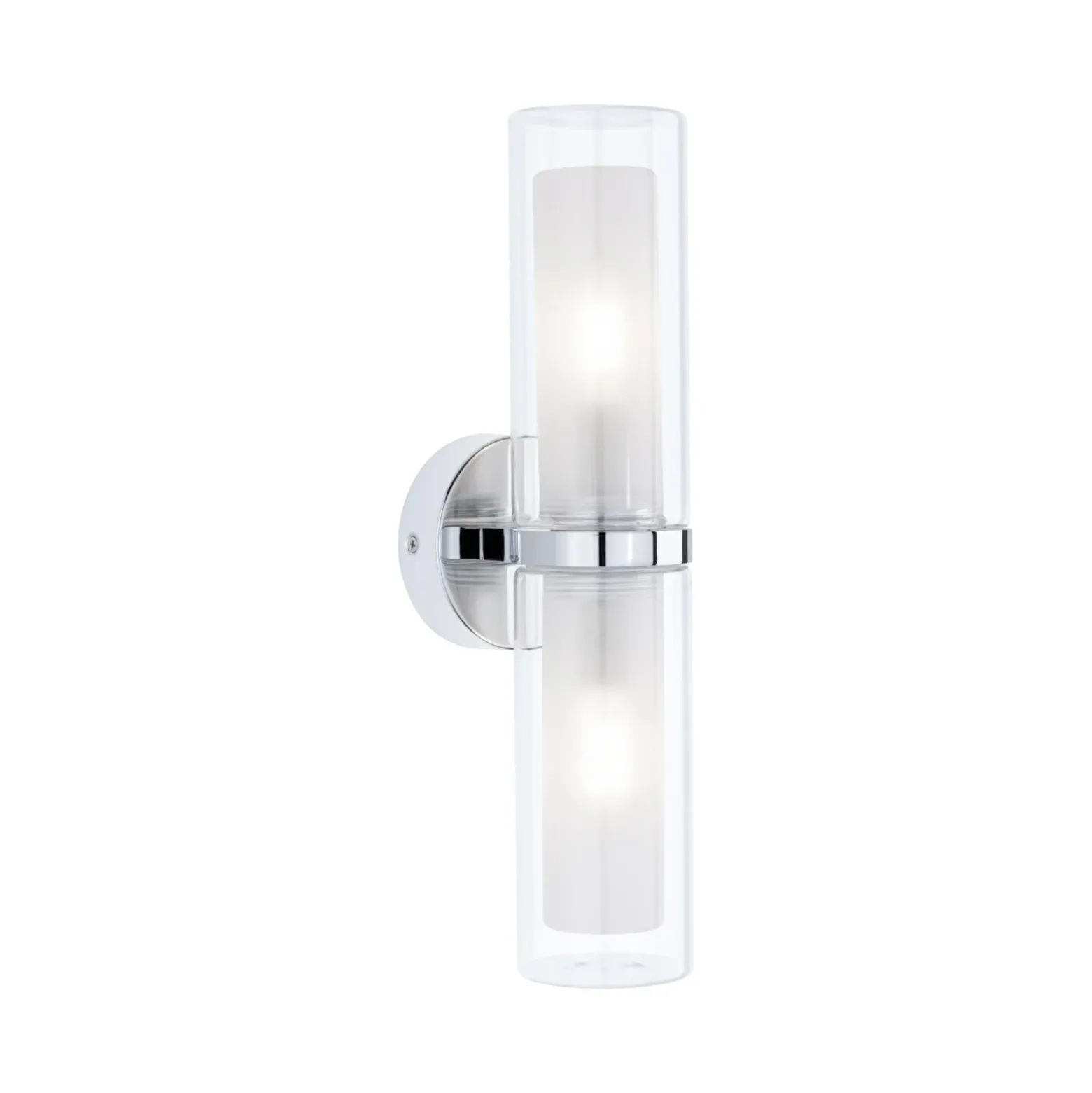 Paulmann Luena aplique IP44 cromo E14 2 luces