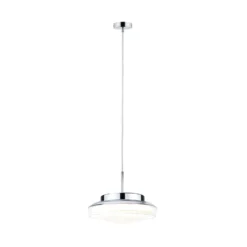 Paulmann Luena colgante LED IP44 cromo Ø25cm