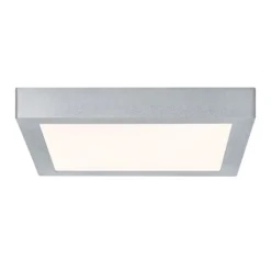 Paulmann Lunar panel LED, angular, cromo, 30x30cm