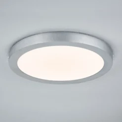 Paulmann Lunar panel LED, redondo, Ø 30 cm, cromo