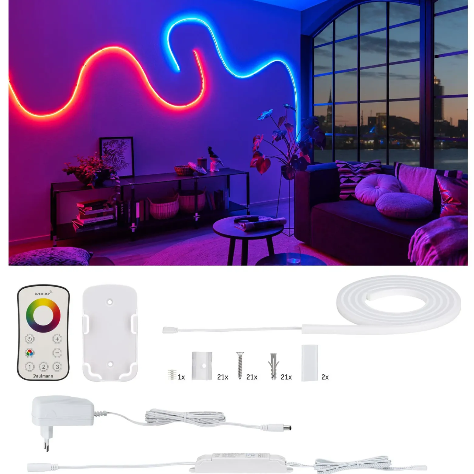 Paulmann MaxLED Flow set básico RGB 1,5 m