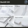 Paulmann MaxLED 500 Tira IP44 2,5m luz diurna