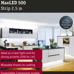 Paulmann MaxLED 500 Tira IP44 2,5m luz diurna