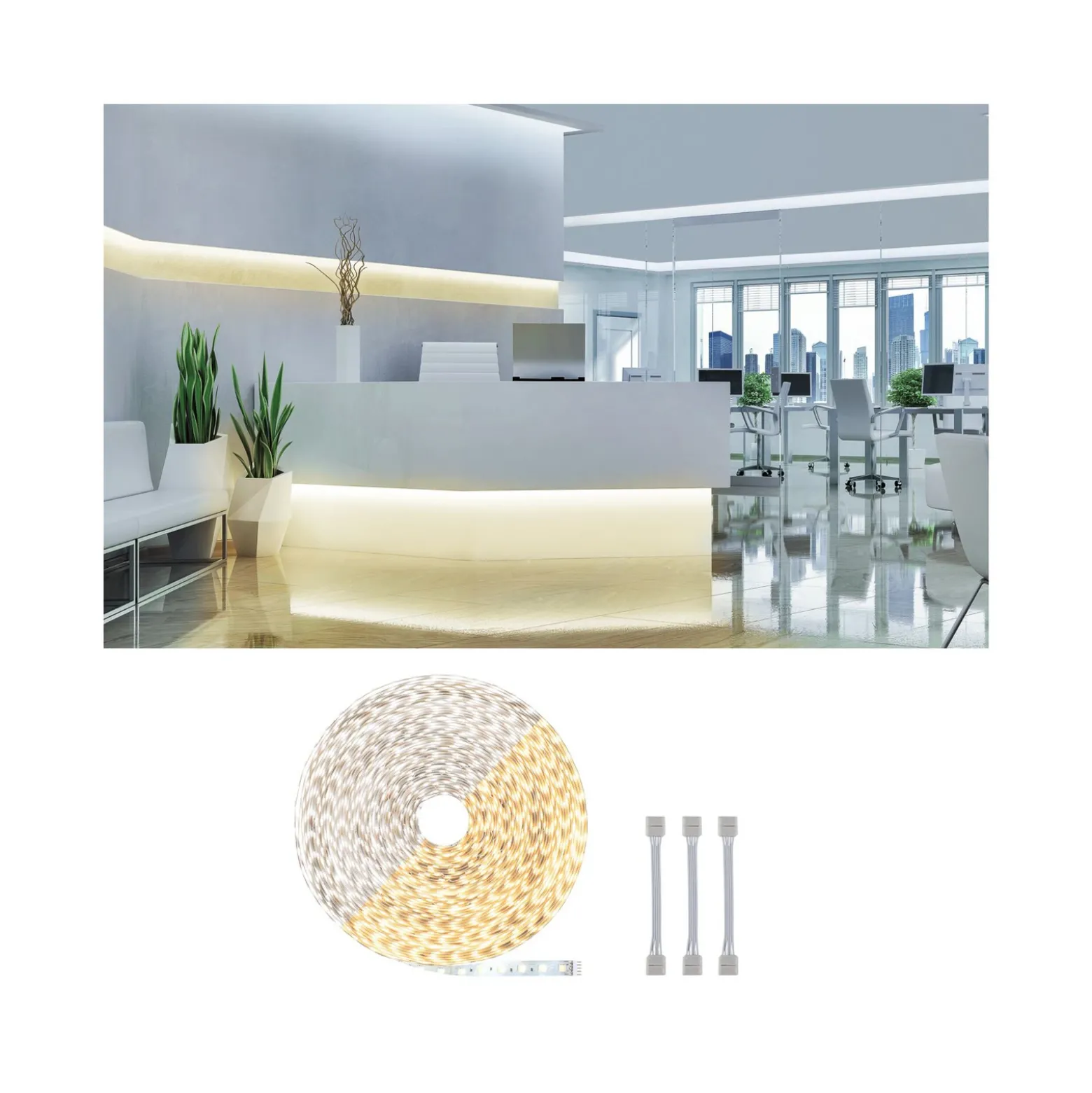 Paulmann MaxLED 500 tira IP20, 20m tunable white