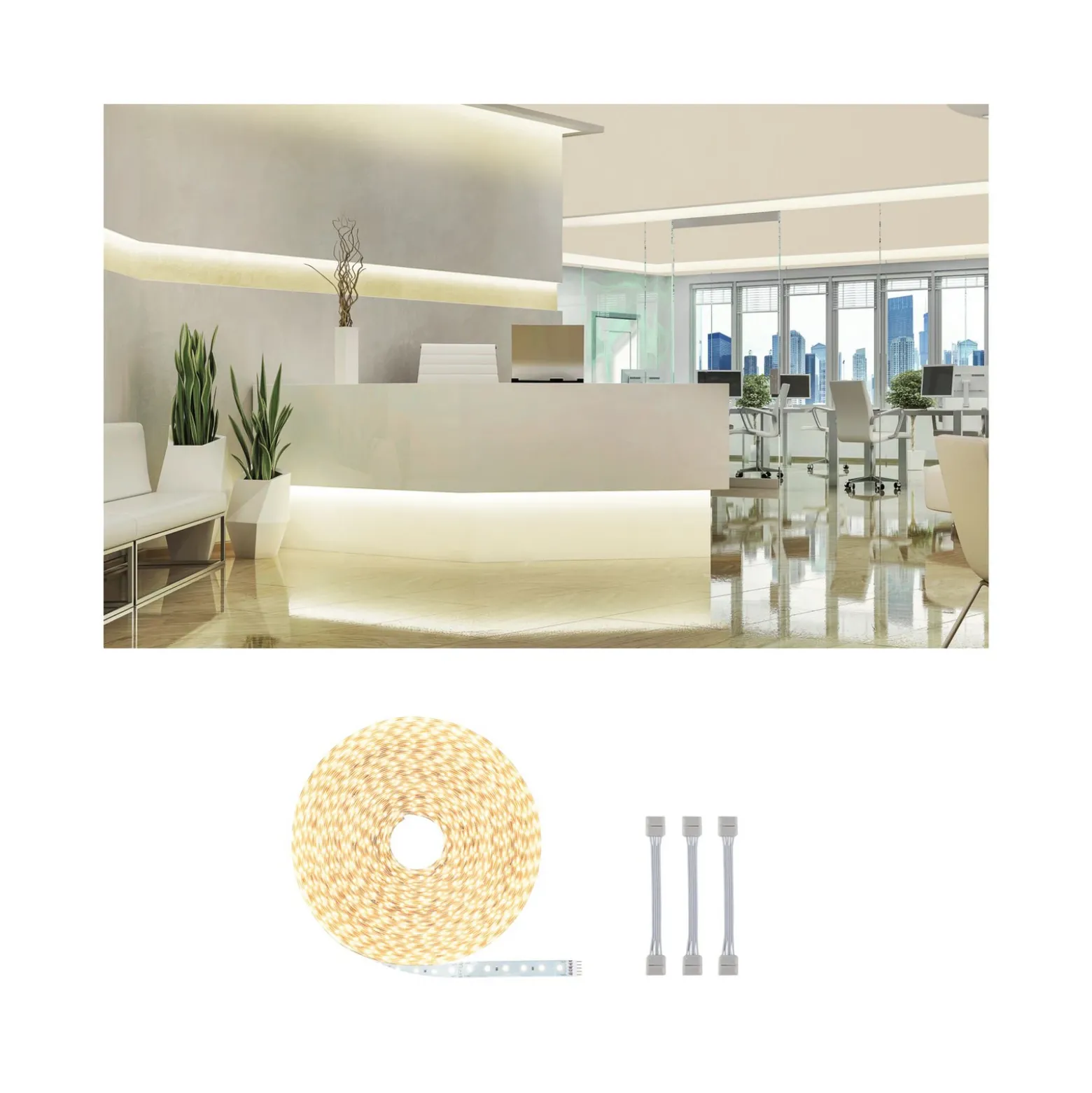 Paulmann MaxLED 500 tira LED 20m blanco cálido