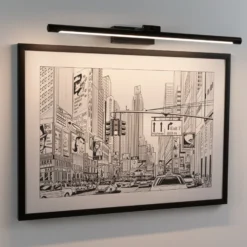 Paulmann Mingo Lámpara para cuadros LED 61,5 cm negro