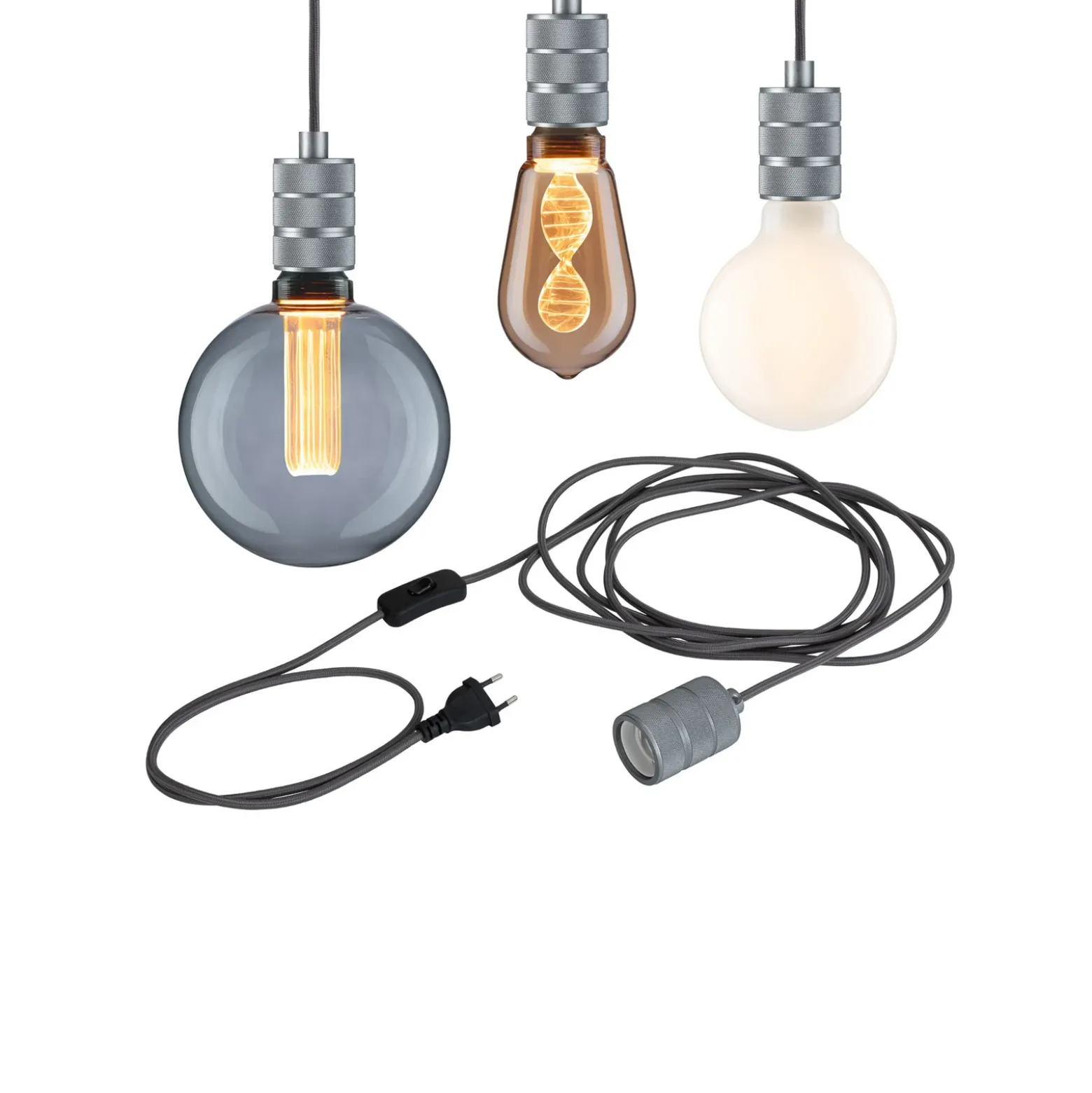 Paulmann Neordic Tilla colgante enchufe aluminio