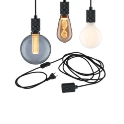 Paulmann Neordic Tilla colgante enchufe negro