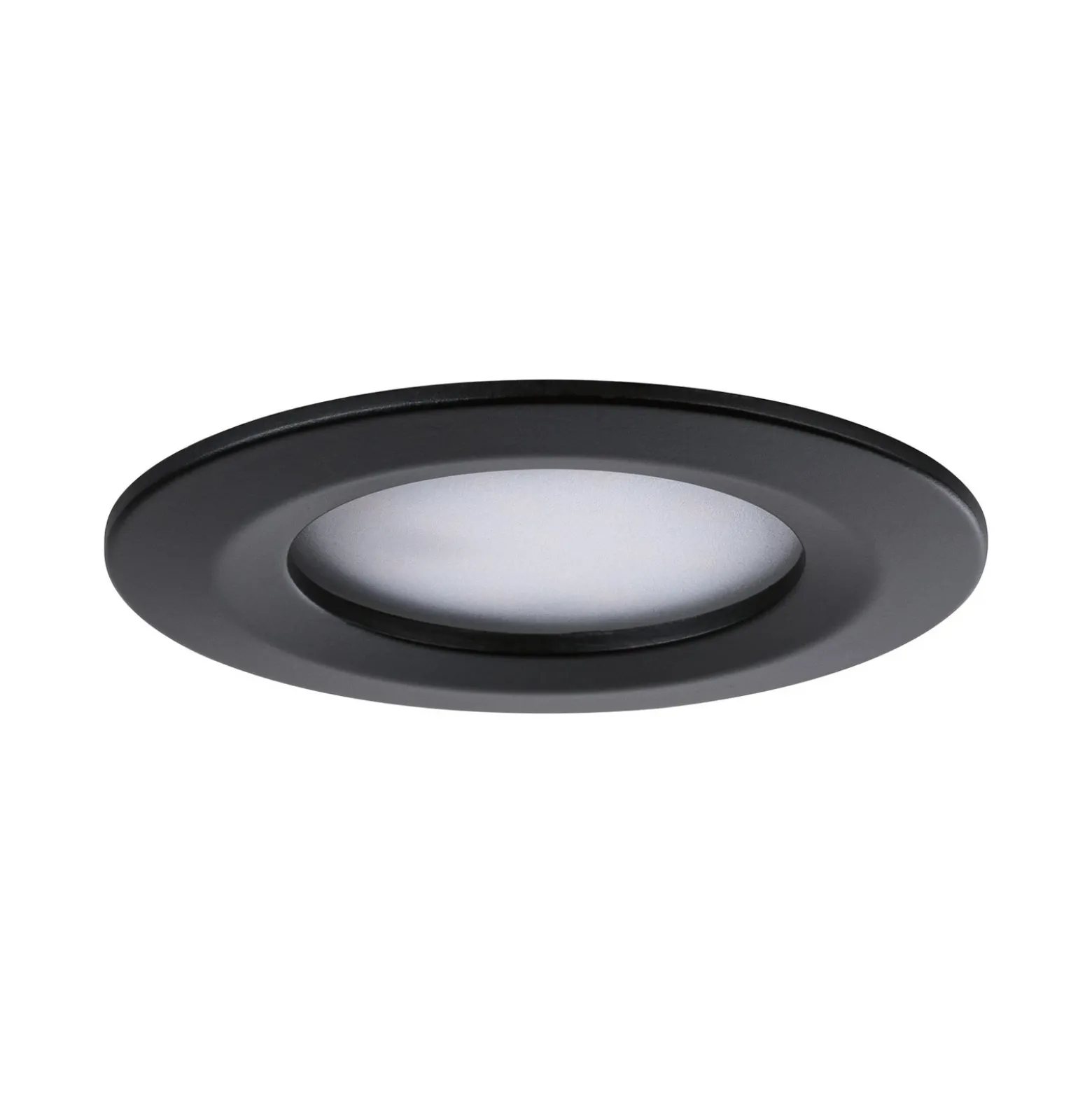 Paulmann Nova Coin 3x redondo dim 3 rígido negro