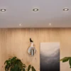 Paulmann Nova Coin 3x redondo dim 3 rígido negro