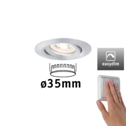 Paulmann Nova mini Plus foco easydim aluminio