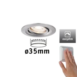 Paulmann Nova mini Plus foco easydim hierro