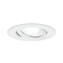 Paulmann Nova Plus redonda, orientable y atenuable, blanco mate, IP65, GU10, 840
