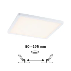 Paulmann panel Aero 830 angular blanco 3dim 23cm