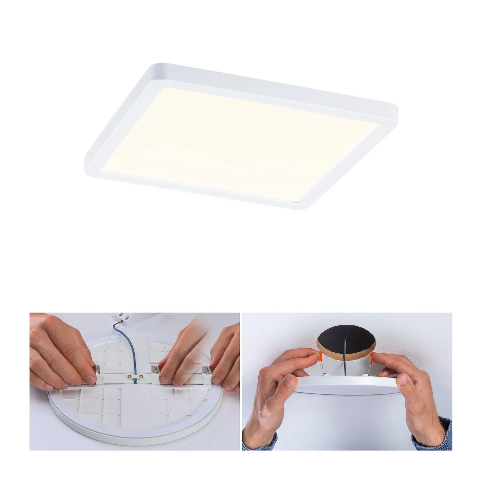 Paulmann panel Aero 830 angular blanco 3dim 17,5cm