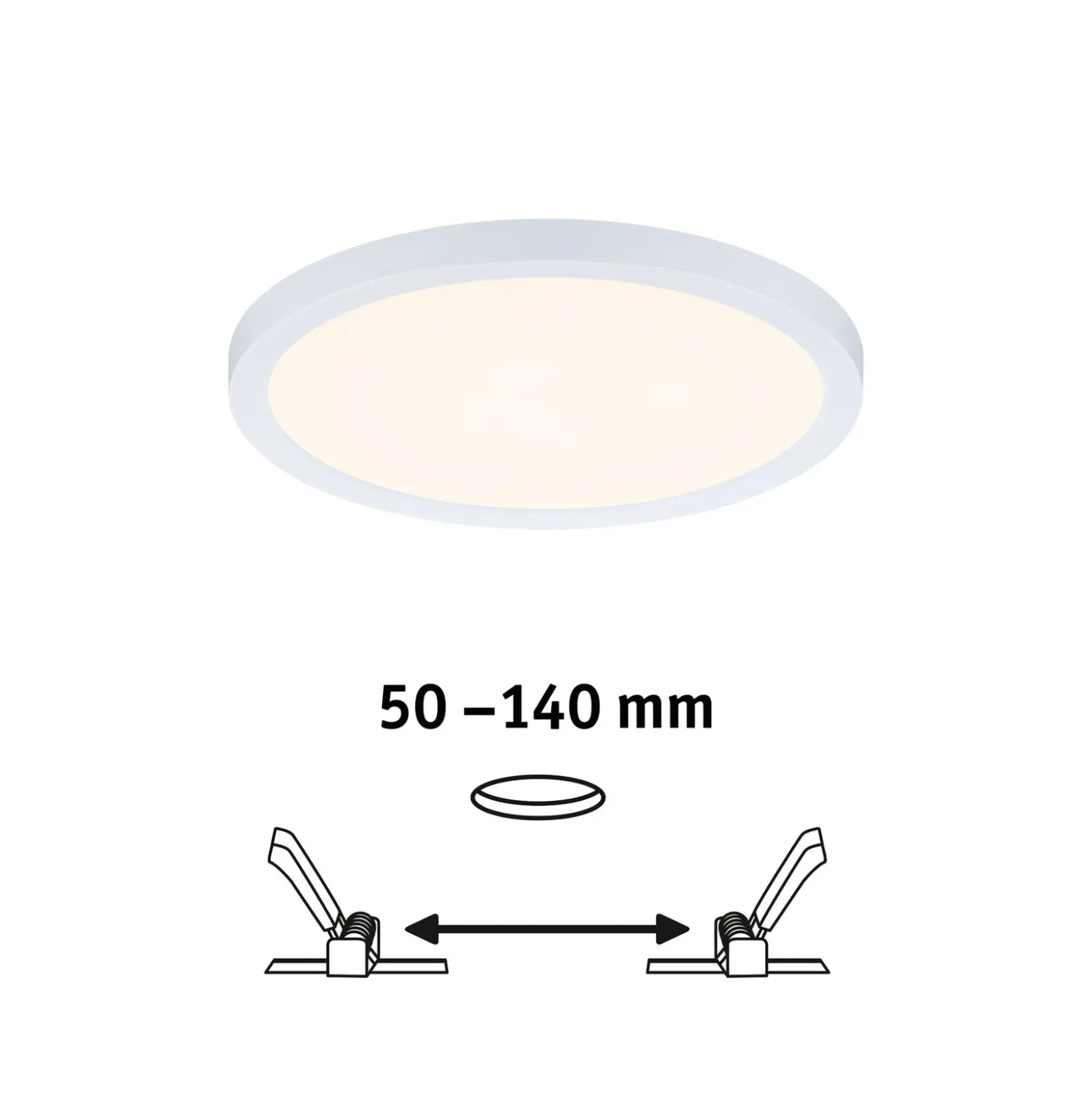 Paulmann panel Aero 830 redondo blanco 3dim 17,5cm
