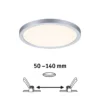 Paulmann panel Aero 830 redondo cromo 3 dim 17,5cm