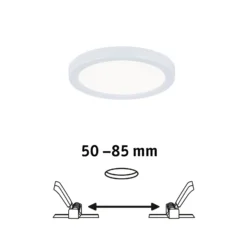 Paulmann panel LED Aero 4.000K redondo blanco 11,8