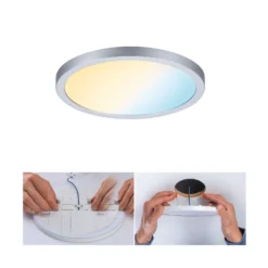 Paulmann panel LED Aero ZigBee redondo cromo 17,5