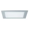 Paulmann panel LED empotrado angular, 18W, cromo