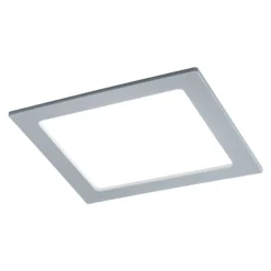 Paulmann panel LED empotrado angular, 18W, cromo