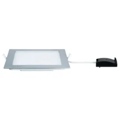Paulmann panel LED empotrado angular, 18W, cromo