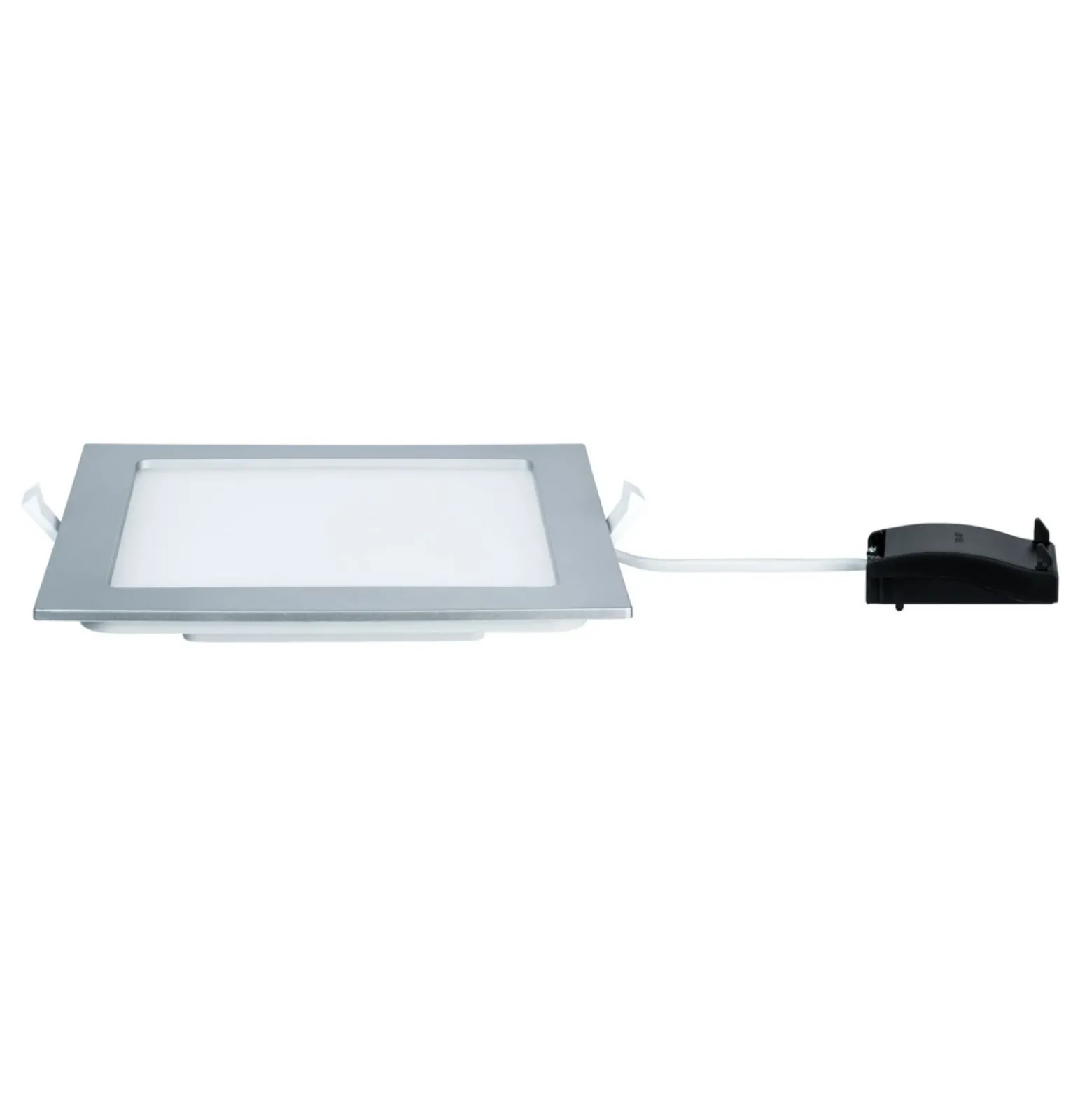 Paulmann panel LED empotrado angular, 18W, cromo