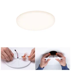 Paulmann panel LED Veluna 3.000K redondo 12,5cm