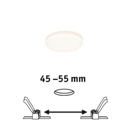 Paulmann panel LED Veluna 3.000K redondo 7,5cm