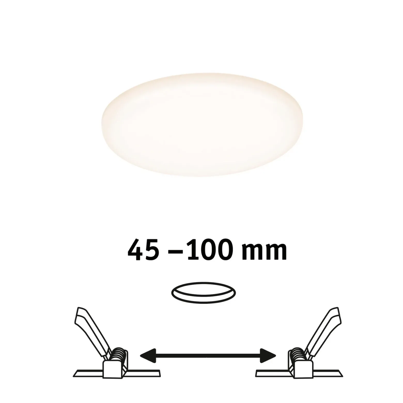 Paulmann panel LED Veluna 3.000K redondo 12,5cm