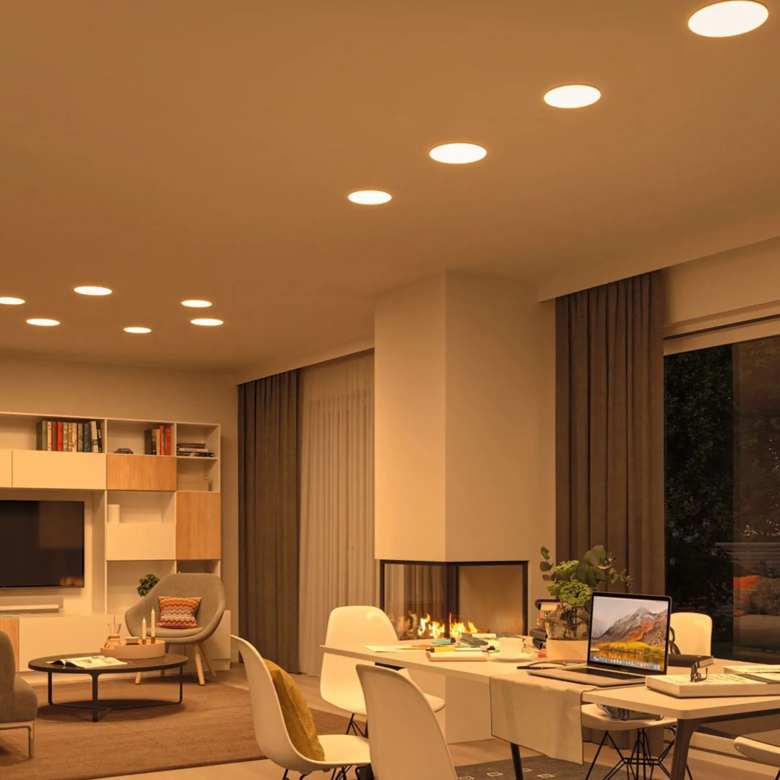 Paulmann panel LED Veluna 3.000K redondo 7,5cm