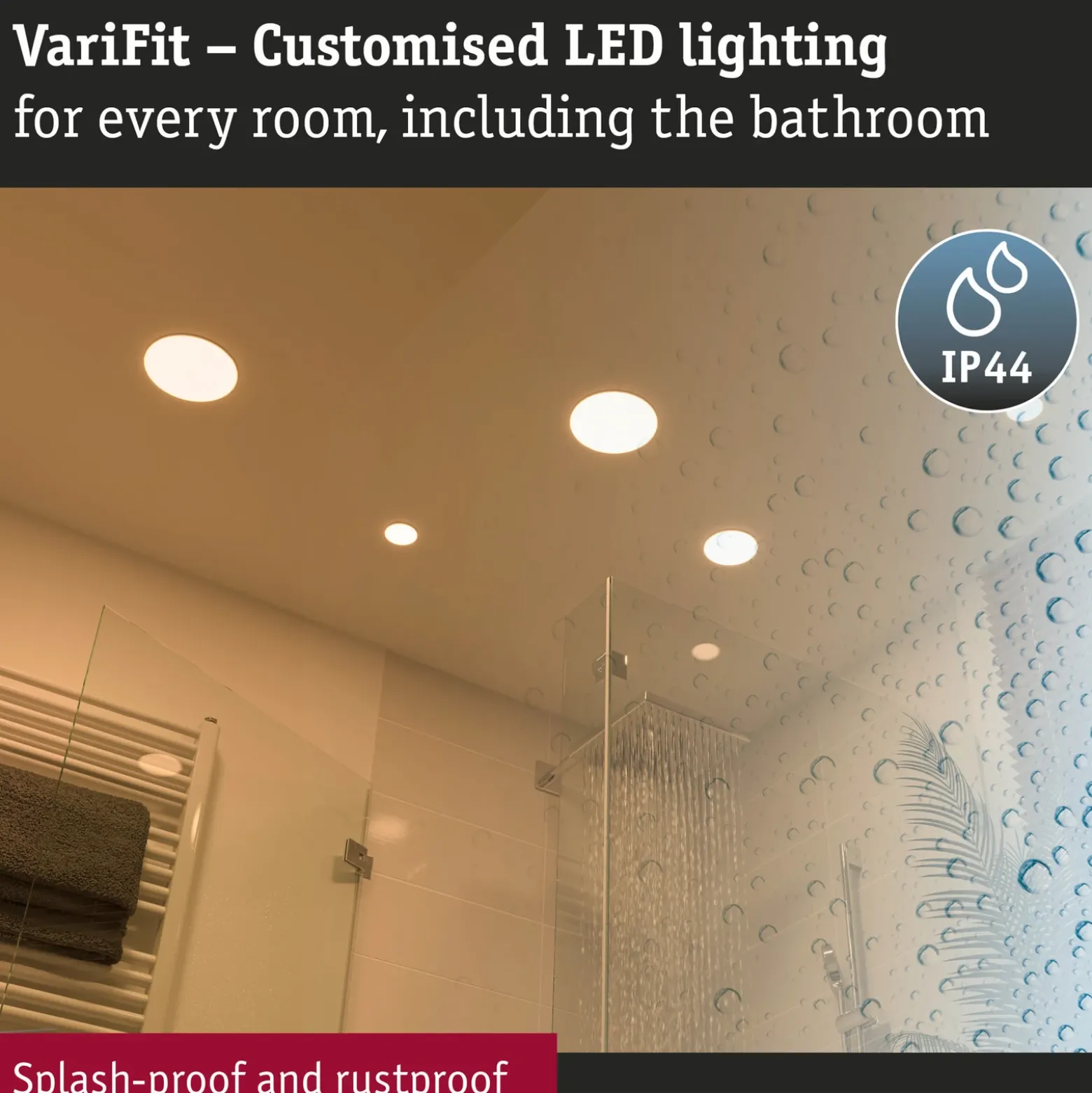 Paulmann panel LED Veluna 3.000K redondo 7,5cm