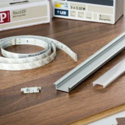 Paulmann Perfil empotrable FLOOR para tiras LED 1m