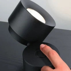 Paulmann Puric Pane I lámpara mesa LED, alto 16 cm