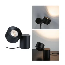 Paulmann Puric Pane I lámpara mesa LED, alto 16 cm