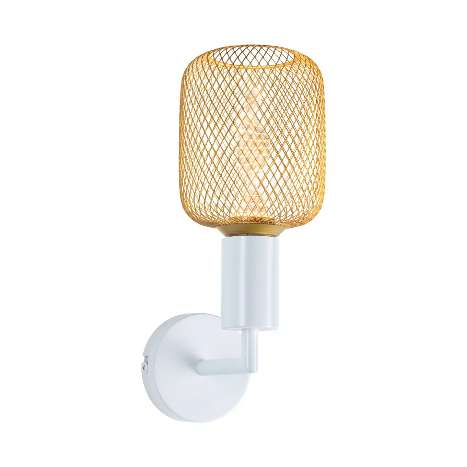 Paulmann Ravi aplique de pared E27, blanco mate