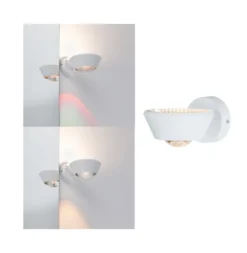 Paulmann Sabik Aplique de pared LED blanco mate