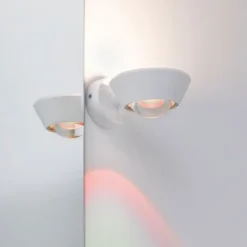Paulmann Sabik Aplique de pared LED blanco mate