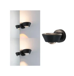 Paulmann Sabik aplique LED up/down negro