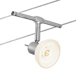 Paulmann Sheela sobre cable 5 luces cromo mate