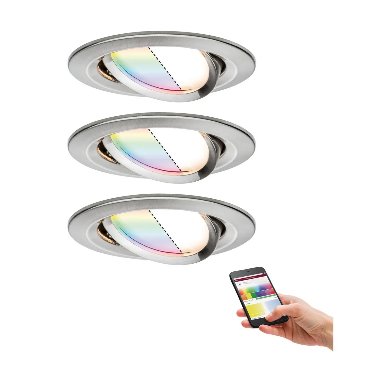 Paulmann Smart Friends foco Nova Plus set 3 RGBW