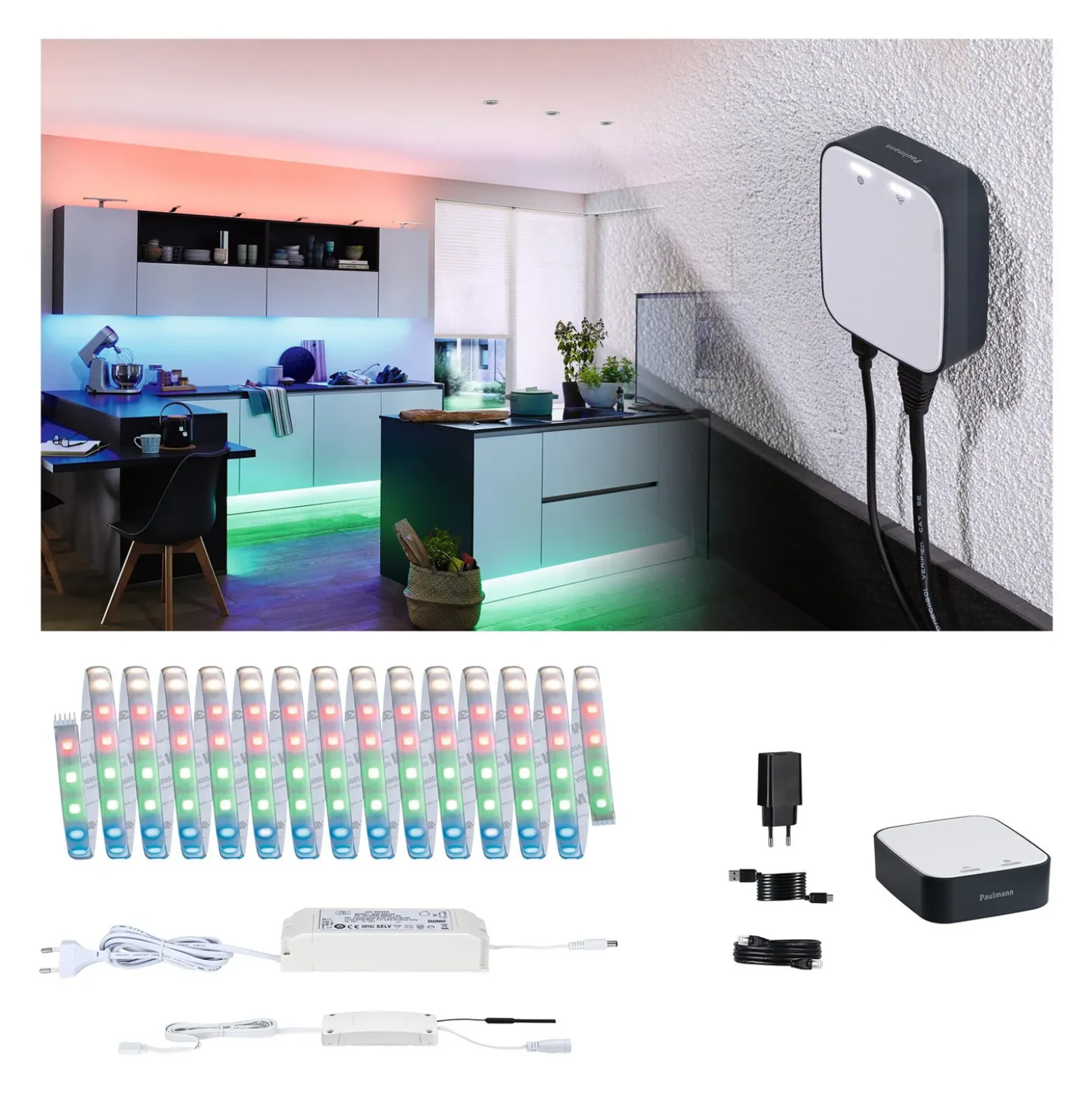 Paulmann Smart Set MaxLED 500 IP44 RGBW ZigBee 5m Gateway